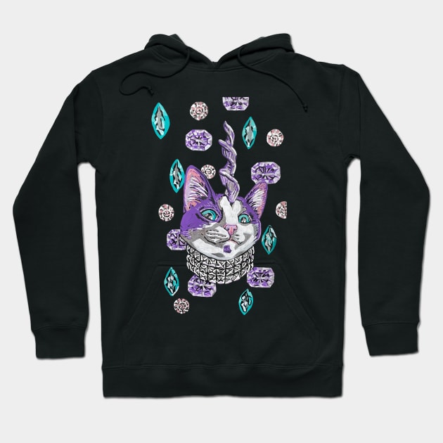 Diamond Unicat Hoodie by RaLiz